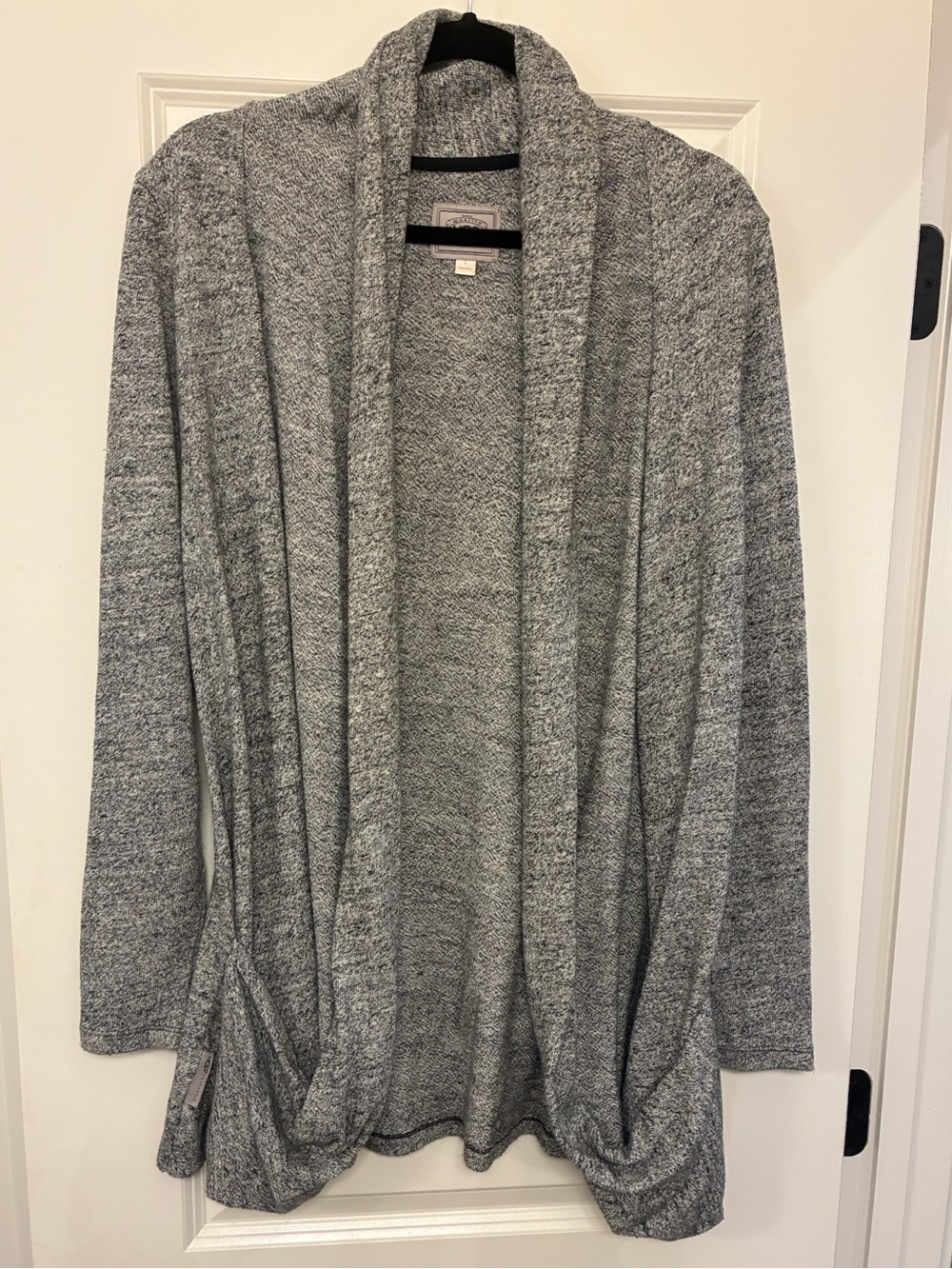 UGG Long Sleeve Soft Knit Open Front Cardigan Sweater Gray Women’s Size Large